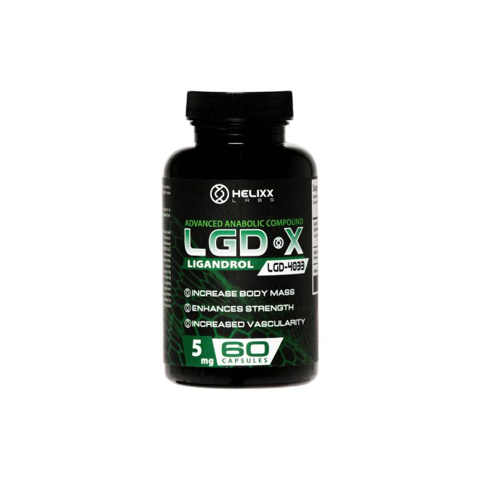 Ligandrol LGD 4033 SARM - 60 Capsules of 5mg for Improved Endurance, Bone Density and Muscle Growth