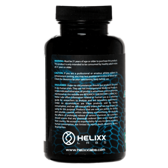 Andarine S4 SARMs by Helixx Online- Bottle Warning Label