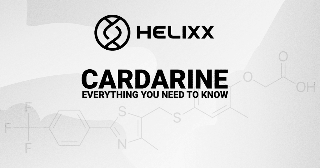 Cardarine Dose, Side Effects, Benefits and more. Learn about SARMs at Helixx Online